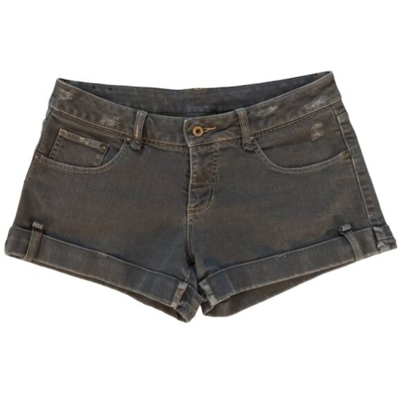 Vintage Y2K Volcom Stone Distressed Low Rise Shorts - Size 7 - Picture 1 of 7